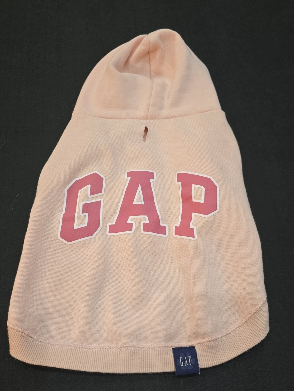 GAP Pink Hoodie with Dark Pink Logo - DOG M/L #696